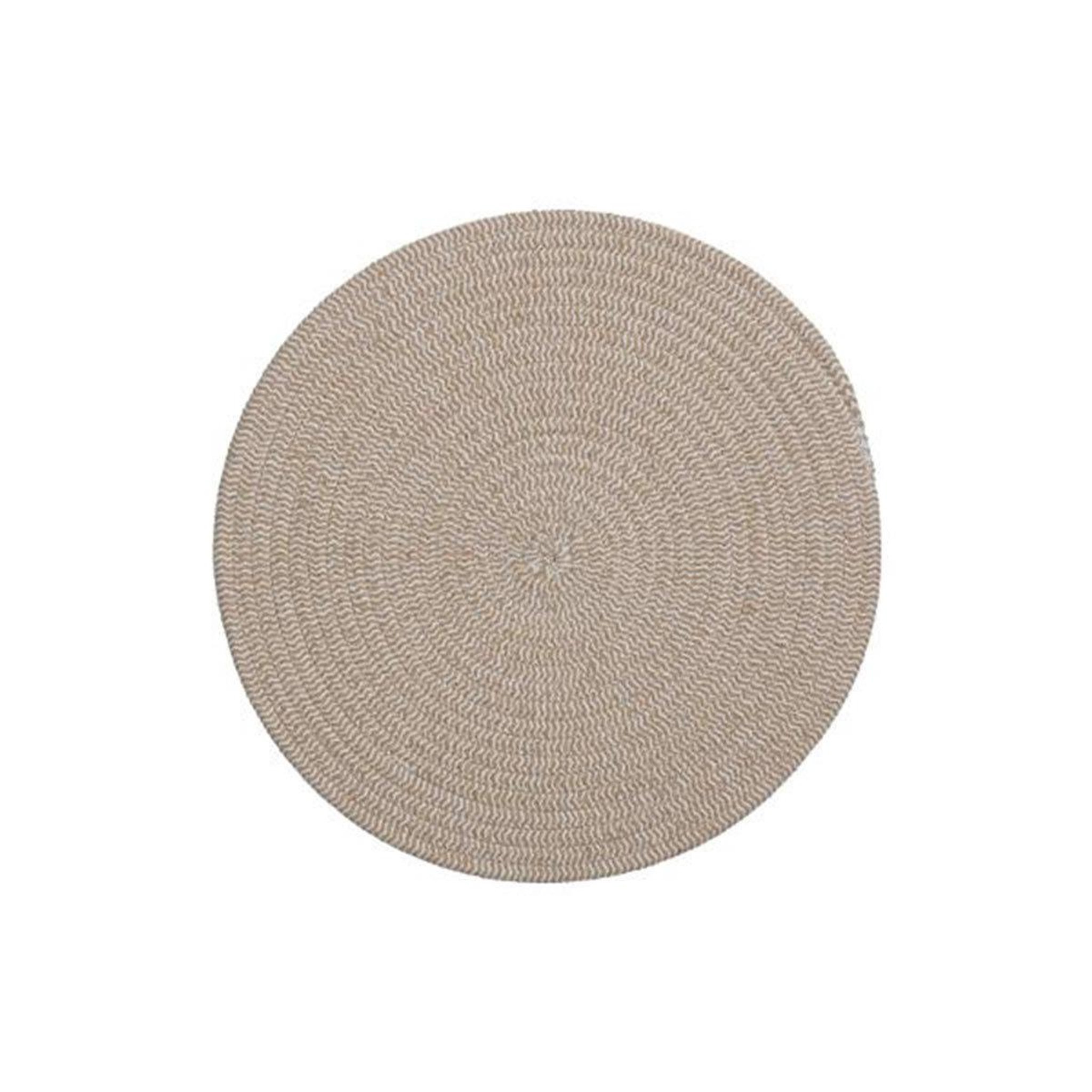 SECRET DE GOURMET Set de table déco  coton  38cm naturel
