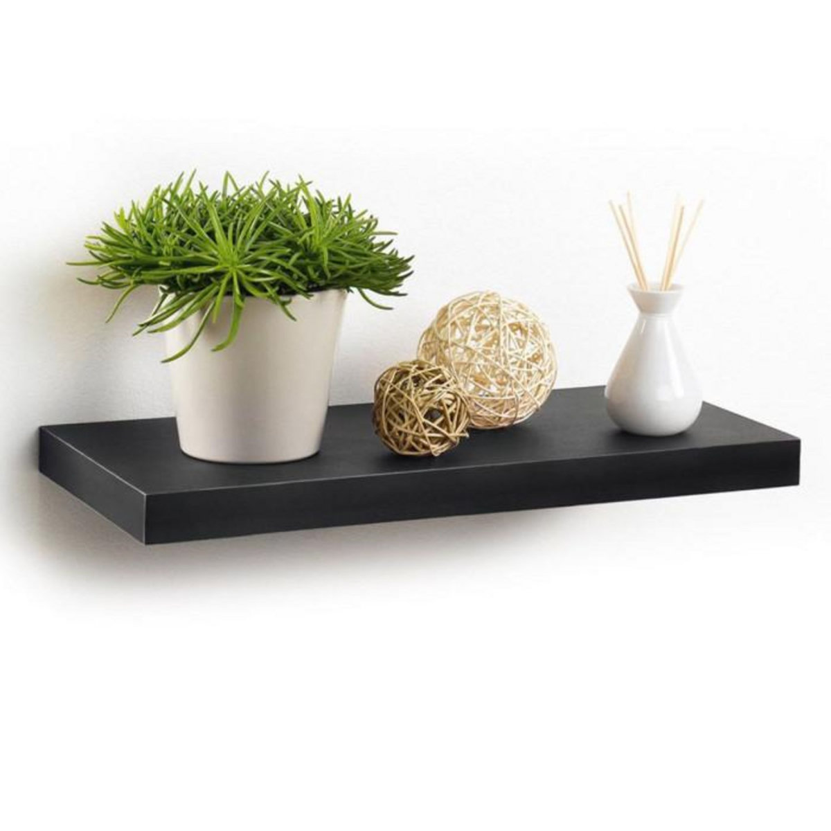 Paris Prix Étagère Murale Design  Flottante  50cm Noir
