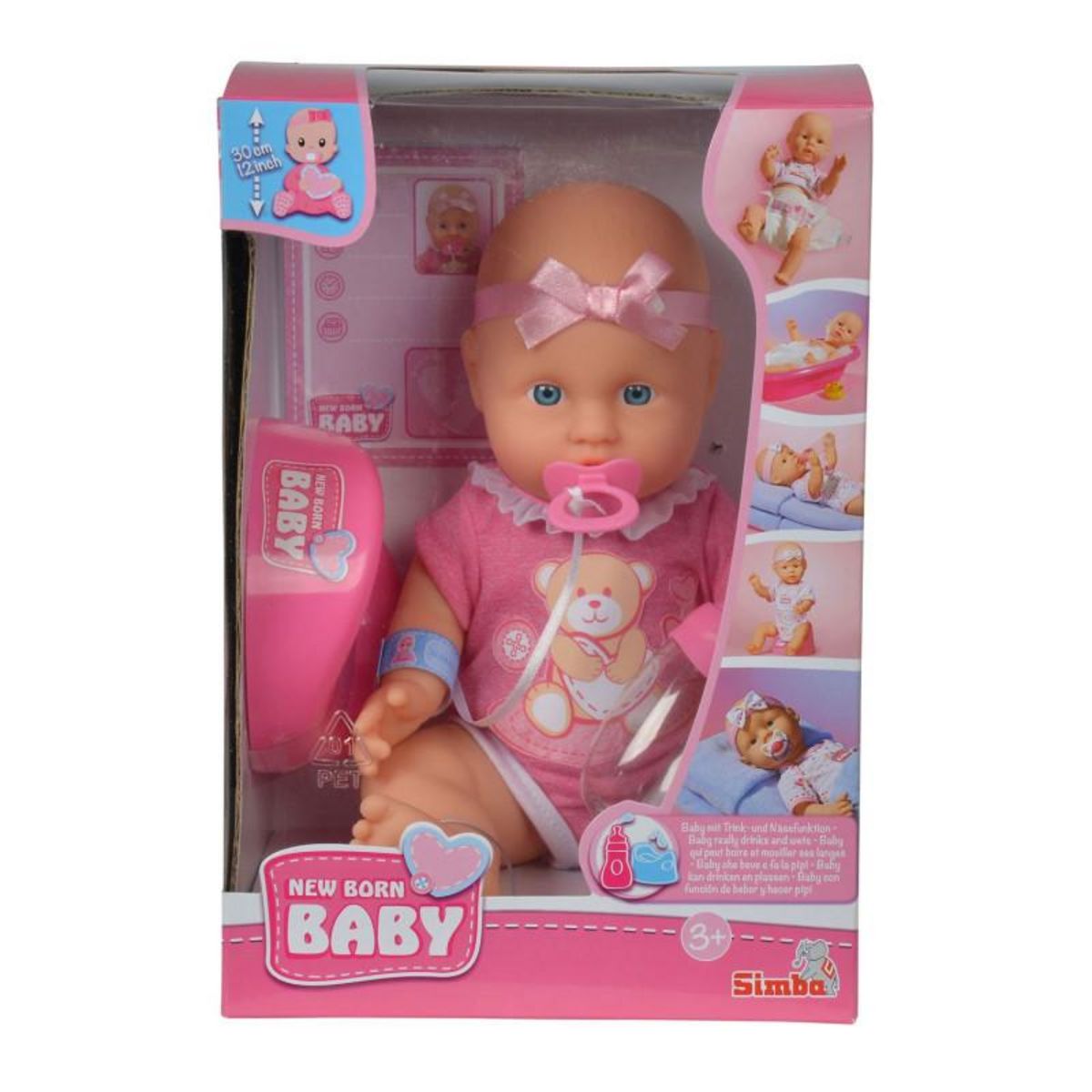 NEW BORN BABY New Born Baby Doll with Accessories, 4dlg.