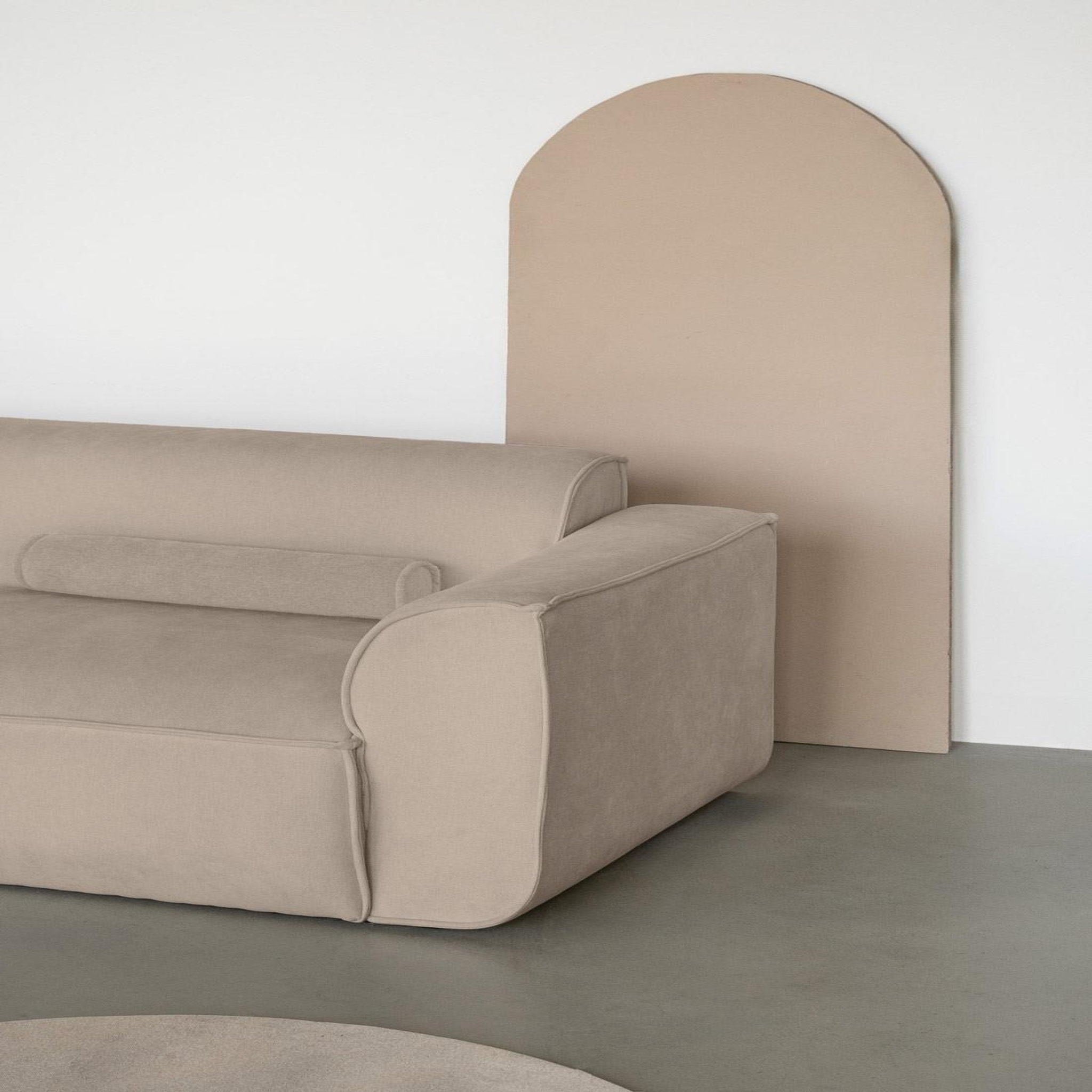 Voir la diapositive 3 : BEST MOBILIER Felix - module d'assise droit en tissu texturé