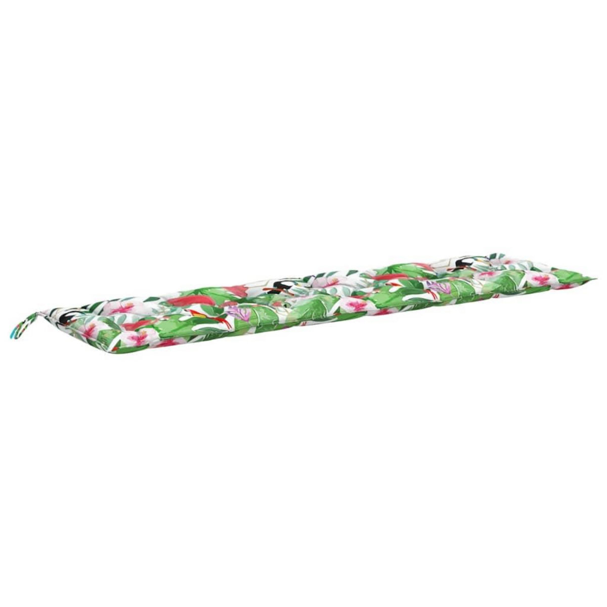 VIDAXL Coussins de banc de jardin lot de 2 multicolore 200x50x7 cm