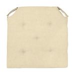 SOLEIL D'OCRE Dessus de chaise lin 40x40x4 cm LINEN, par Soleil d'Ocre. Coloris disponibles : Blanc, Beige
