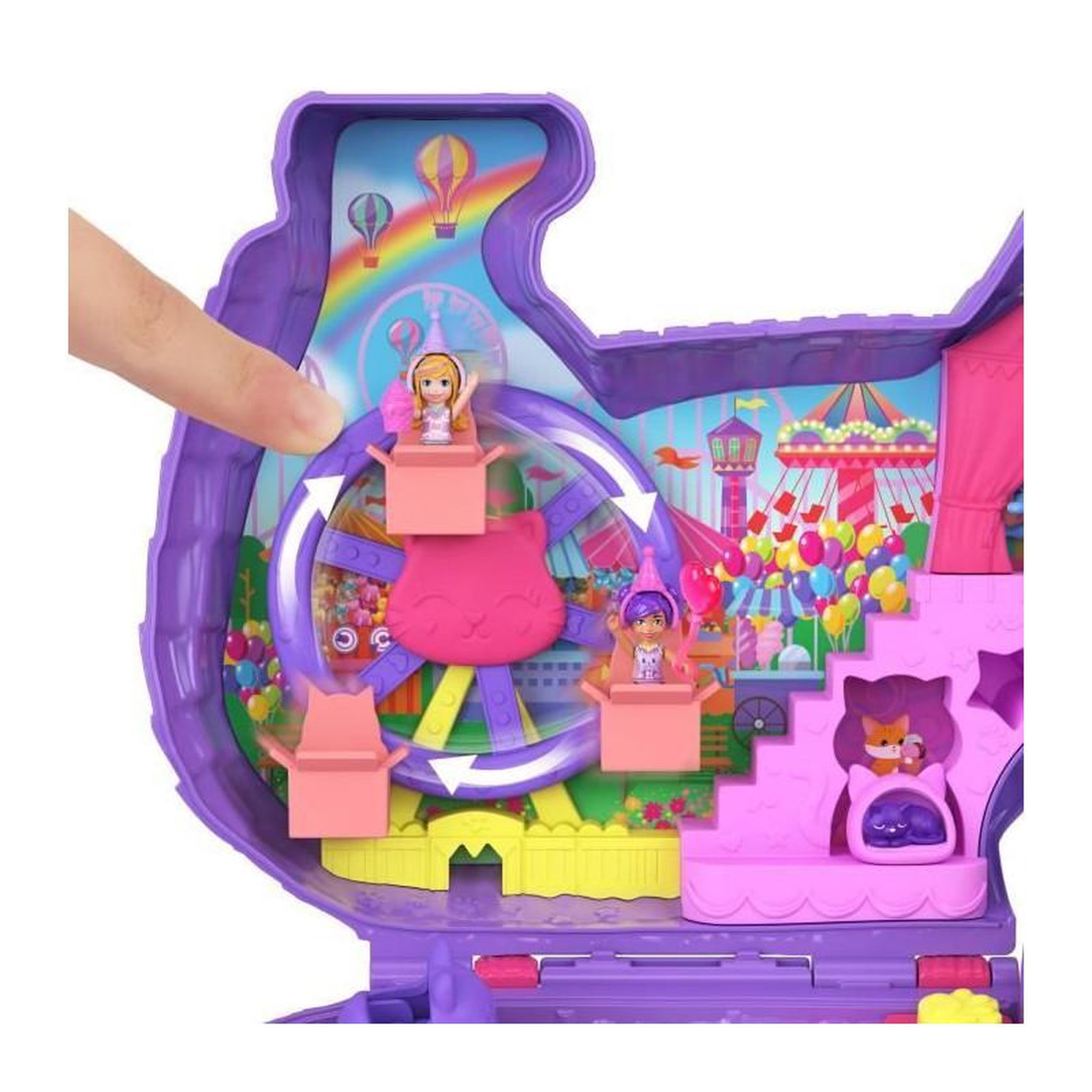 Voir la diapositive 6 : POLLY POCKET Polly Pocket - Coffret Fete du chaton - Avec mini-figurines et accessoires - Polly Pocket - JFT90