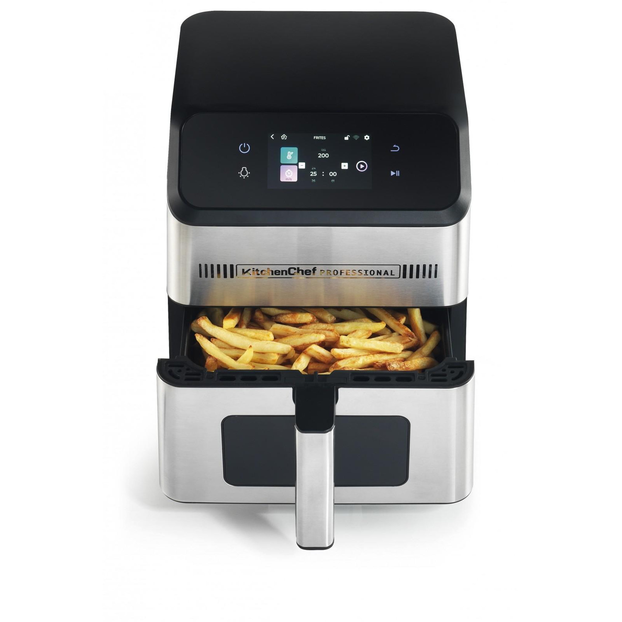 Voir la diapositive 5 : Kitchen chef Friteuse air fryer 7l connectée +220 recettes incluses - wifry-chef
