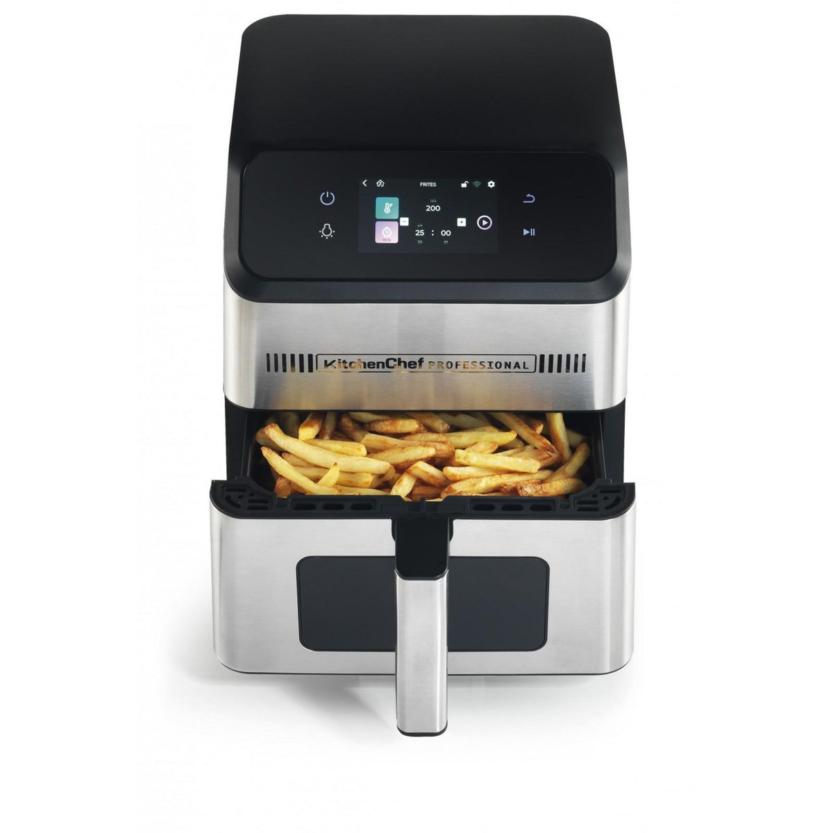 Kitchen chef Friteuse air fryer 7l connectée +170 recettes incluses - WIFRY-CHEF