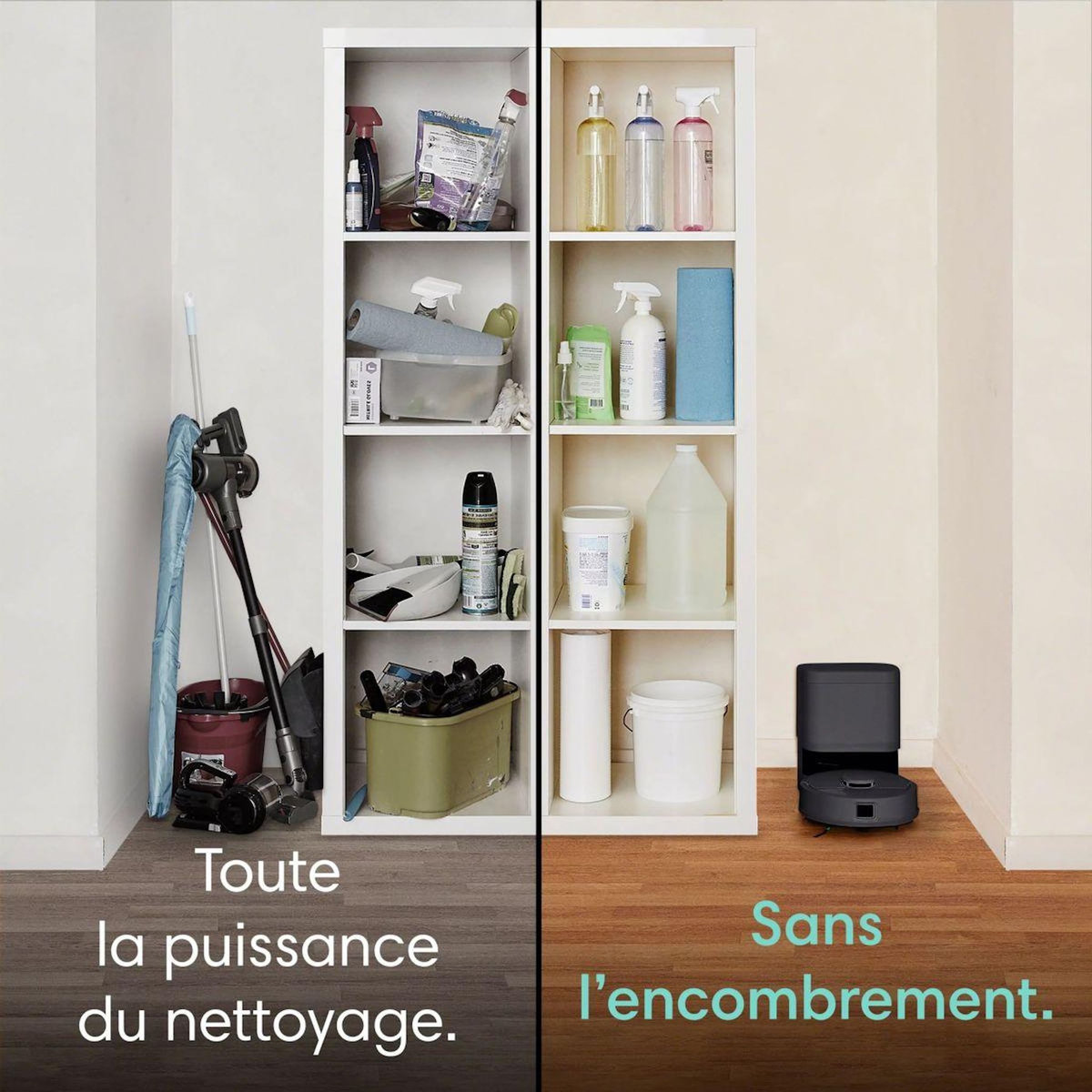 IROBOT Robot Aspirateur Laveur Roomba Mini Noir F155040