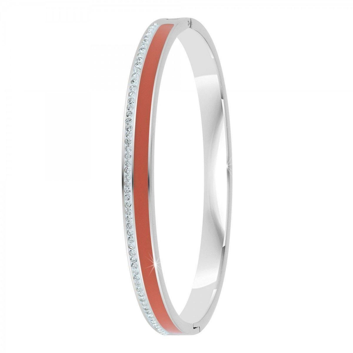 SC CRYSTAL Bracelet en Résine colorée ayant un aspect proche de l'Email orné de Cristaux scintillants par SC Crystal