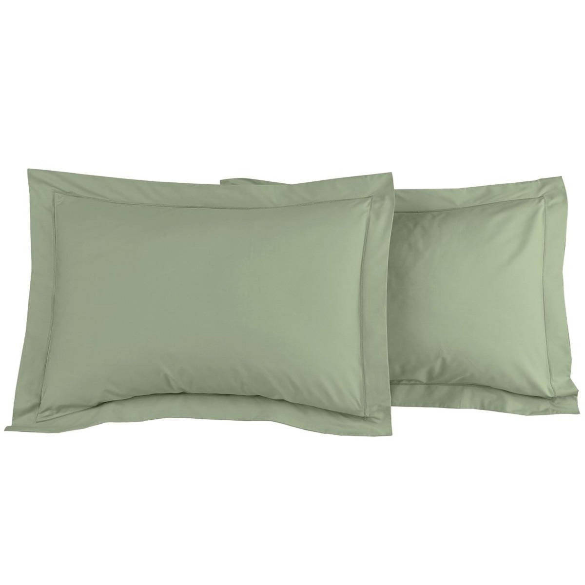 Sensei Maison Lot de 2 taies d'oreiller en percale de coton SOFT PERCALE