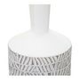 Voir la diapositive 3 : Paris Prix Vase Bouteille Abstrait  Nairobi  49cm Blanc