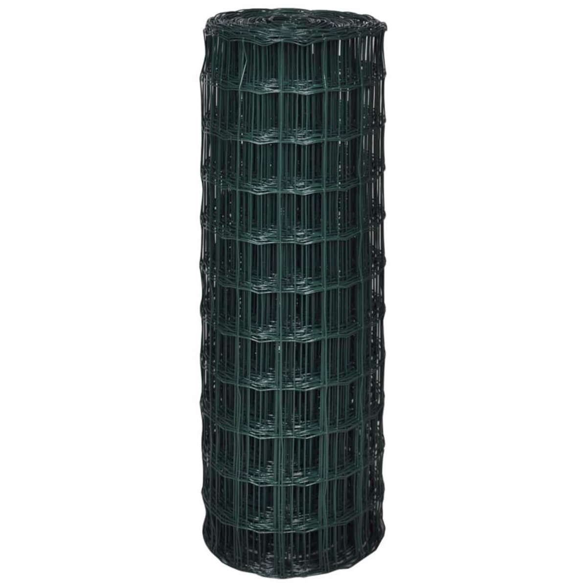 VIDAXL Cloture euro Acier 10 x 1,5 m Vert