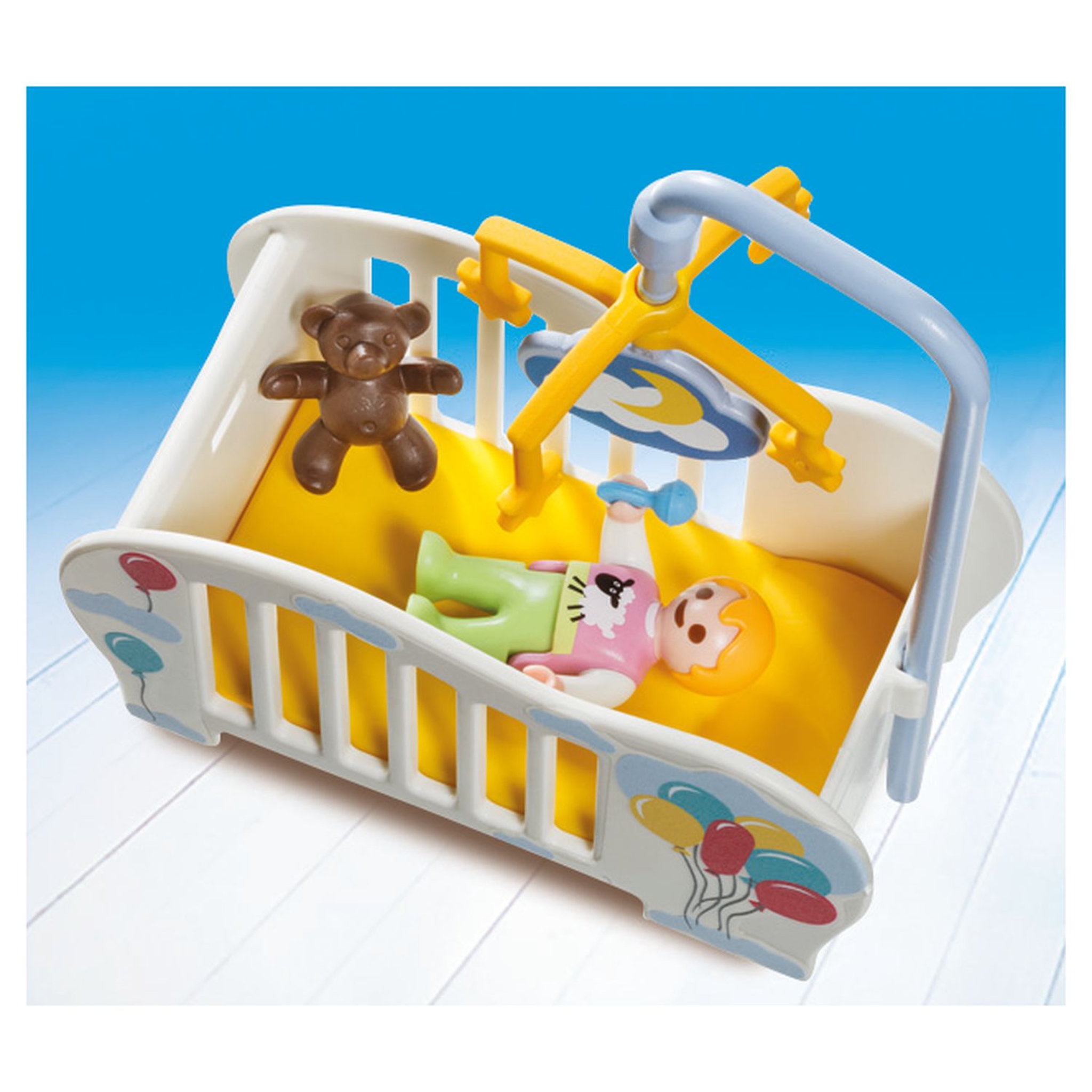 Voir la diapositive 4 : PLAYMOBIL 70531 - City Life - Valisette Chambre de bébé