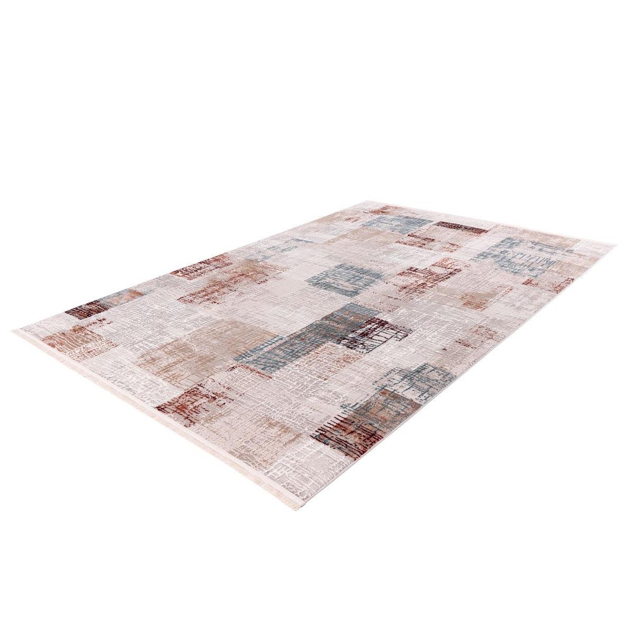 Voir la diapositive 4 : Paris Prix Tapis vintage à franges  akropolis iv  gris & rose