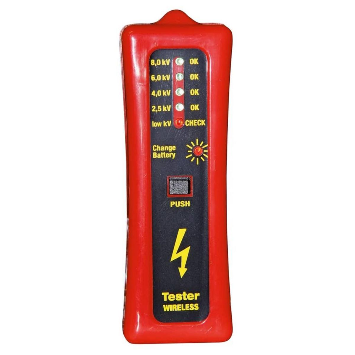 KERBL Kerbl Testeur de cloture sans fil 8 000 V Rouge et noir 44669