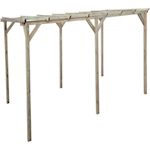 Habitat et Jardin Carport voiture en bois  Sunny  3 x 5 m
