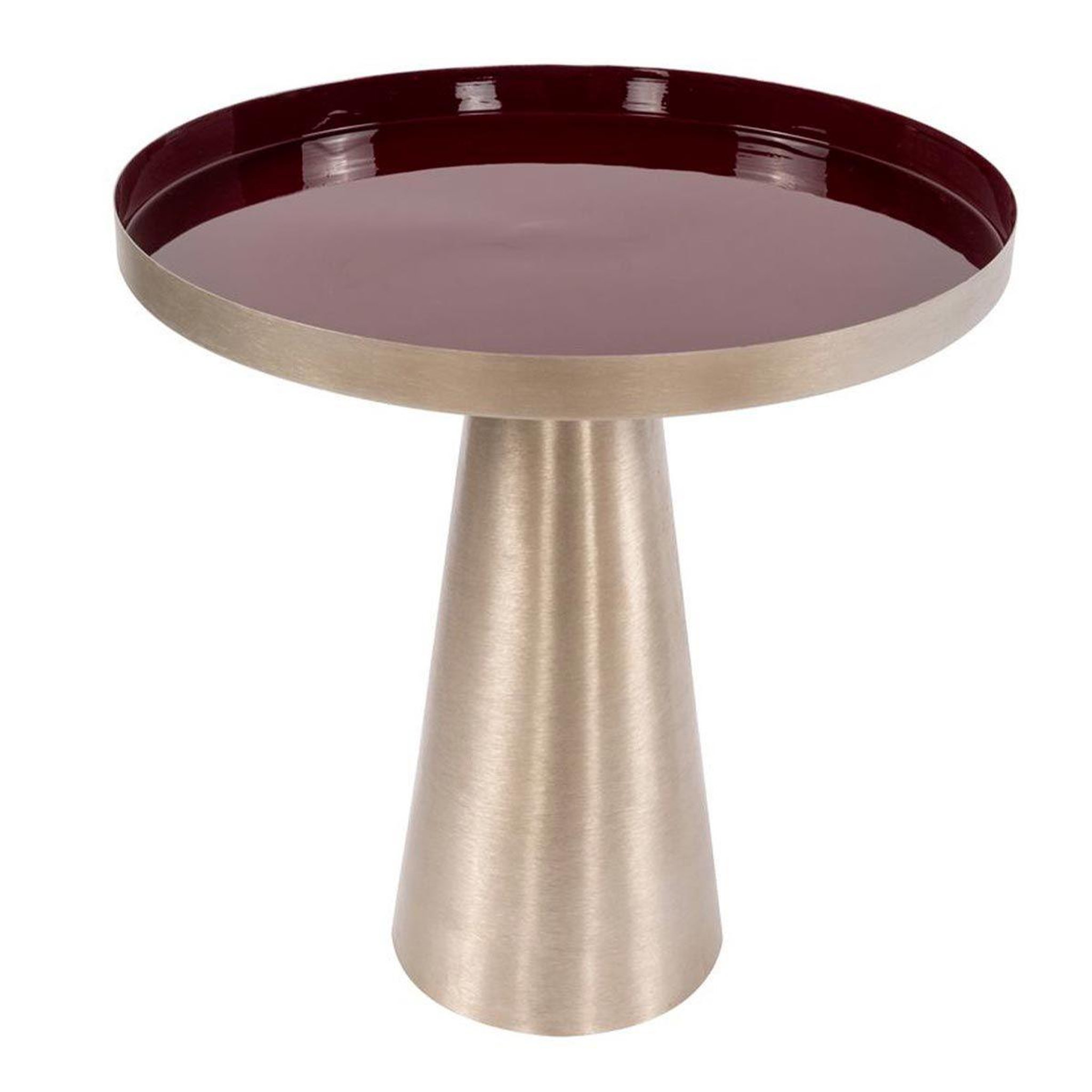 Voir la diapositive 1 : Paris Prix Table d'Appoint Design  Morrison  45cm Prune