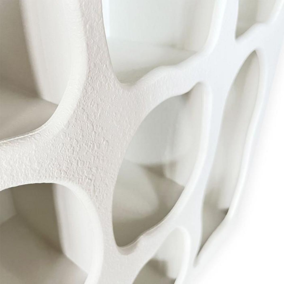 Paris Prix Étagère Organique 8 Niches  Pearlie  58cm Blanc