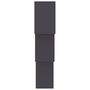 Voir la diapositive 5 : VIDAXL Etageres murales cubiques Gris 68x15x68 cm bois d'ingenierie
