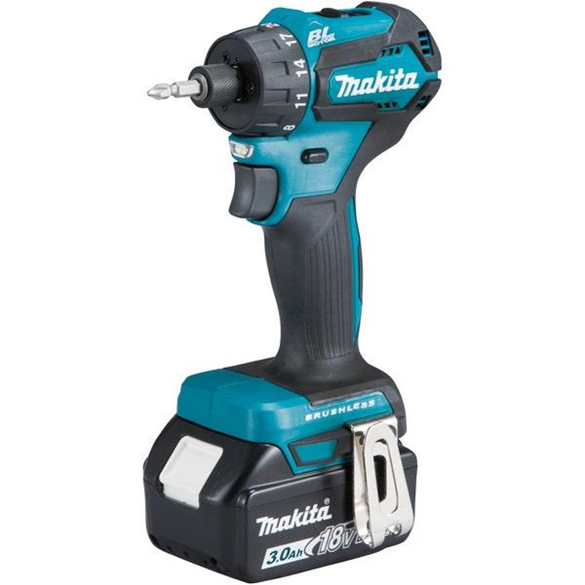 MAKITA Perceuse-visseuse li-ion 18v 3ah + 2 batteries 3ah + chargeur rapide + makpac
