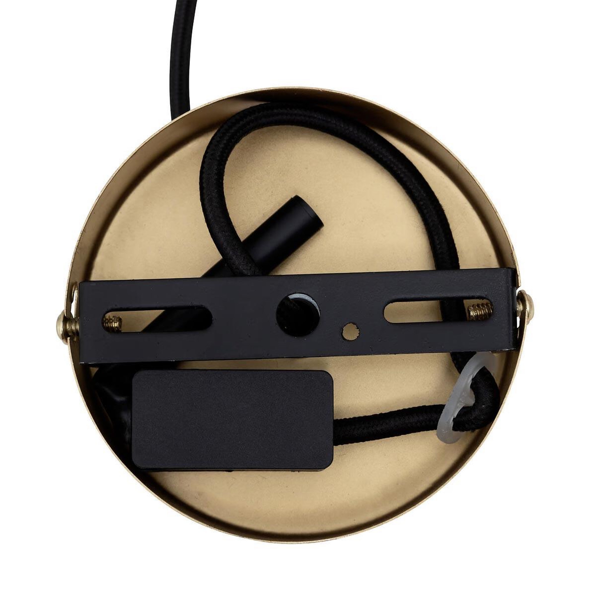Voir la diapositive 6 : ATMOSPHERA Lampe suspension en métal  arlo  56cm doré