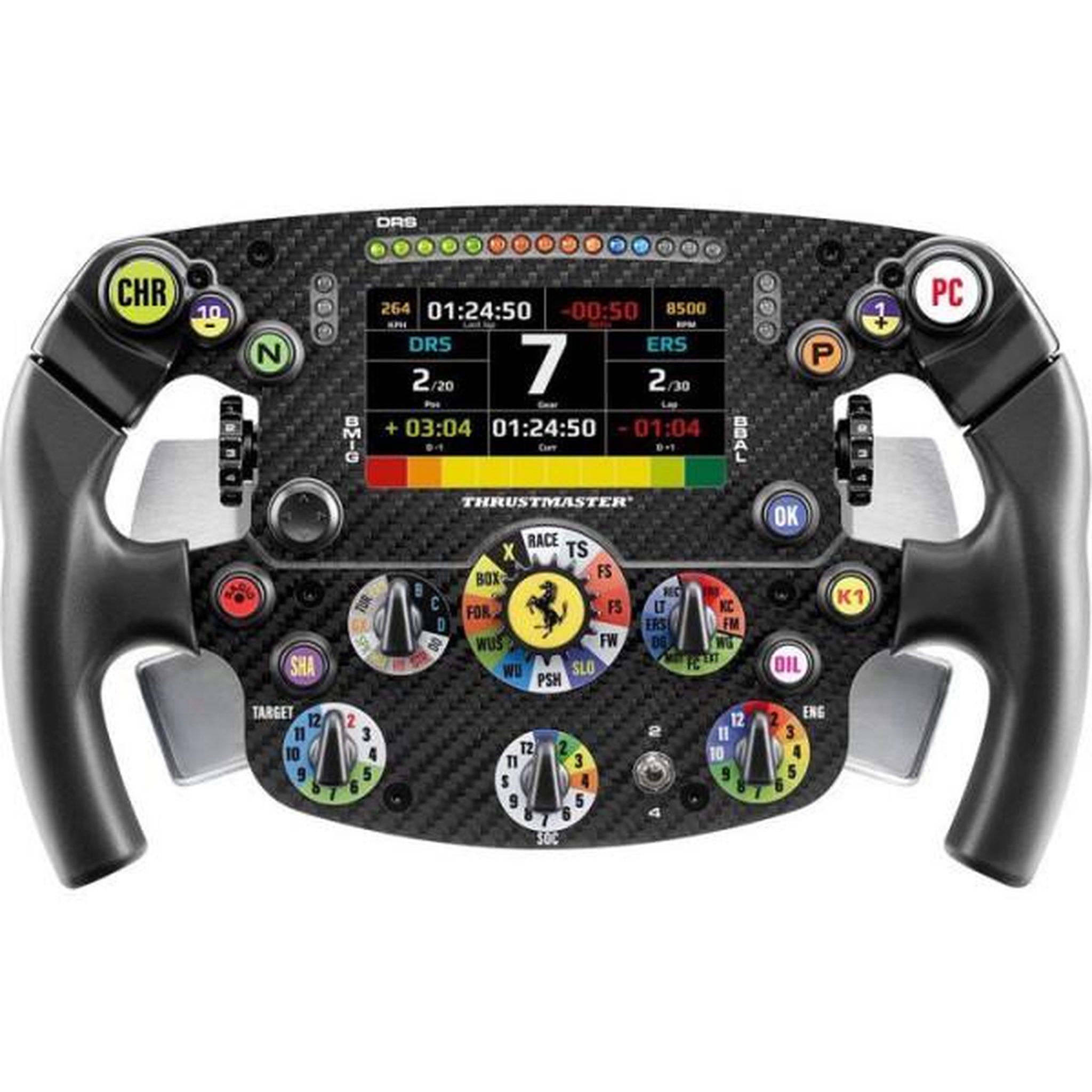 Thrustmaster Volant de course - thrustmaster - ferrari sf-25 edition - add-on compatible bases t598 et t818 - noir