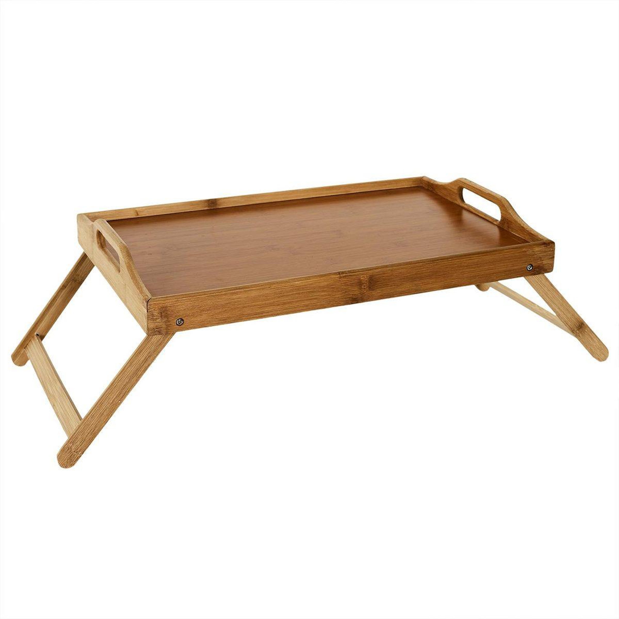 The Home Deco Factory Plateau en bambou design  dépliant  45cm beige