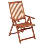 Voir la diapositive 2 : VIDAXL Chaises pliables de jardin lot de 4 Bois d'acacia solide