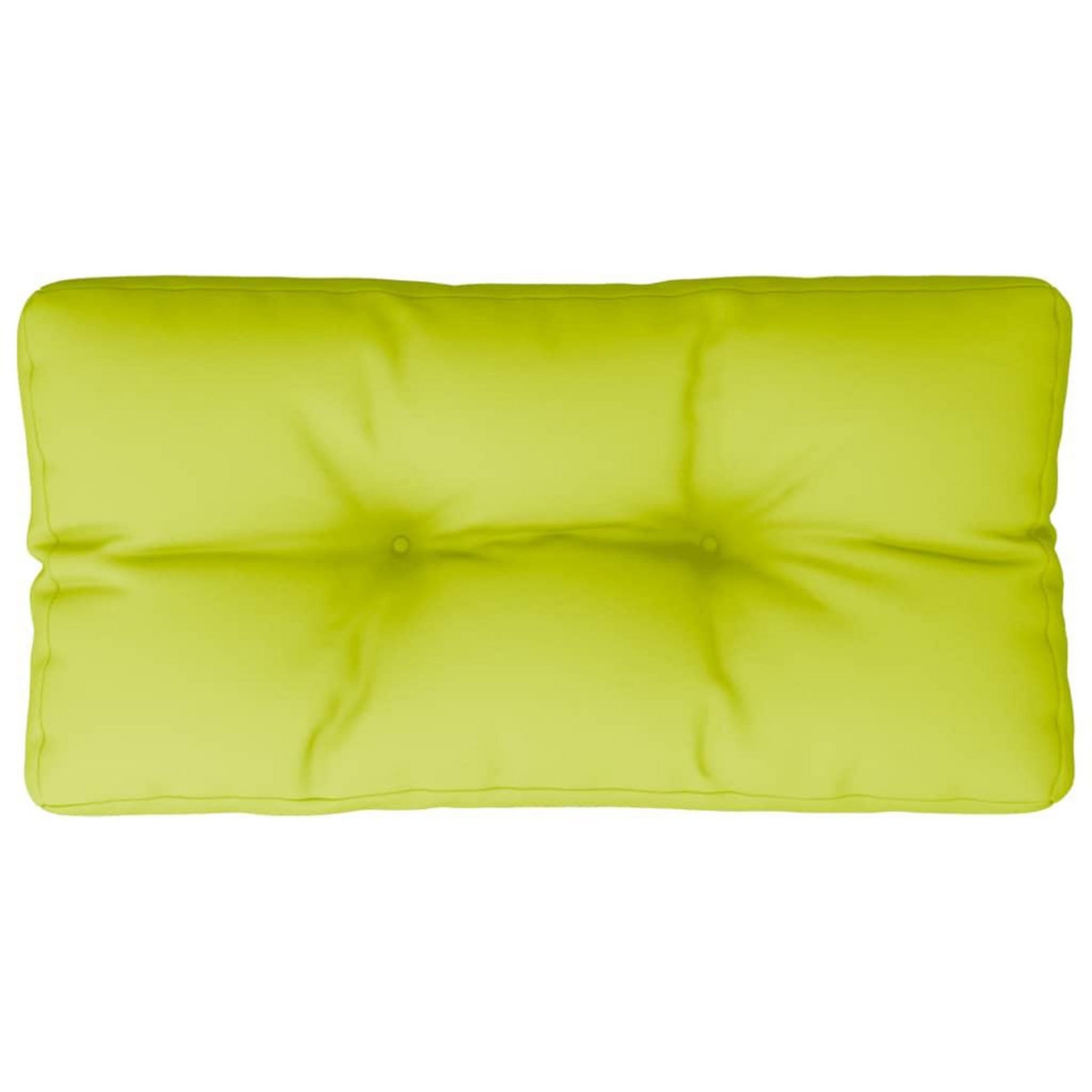 VIDAXL Coussin de palette vert vif 70x40x12 cm tissu