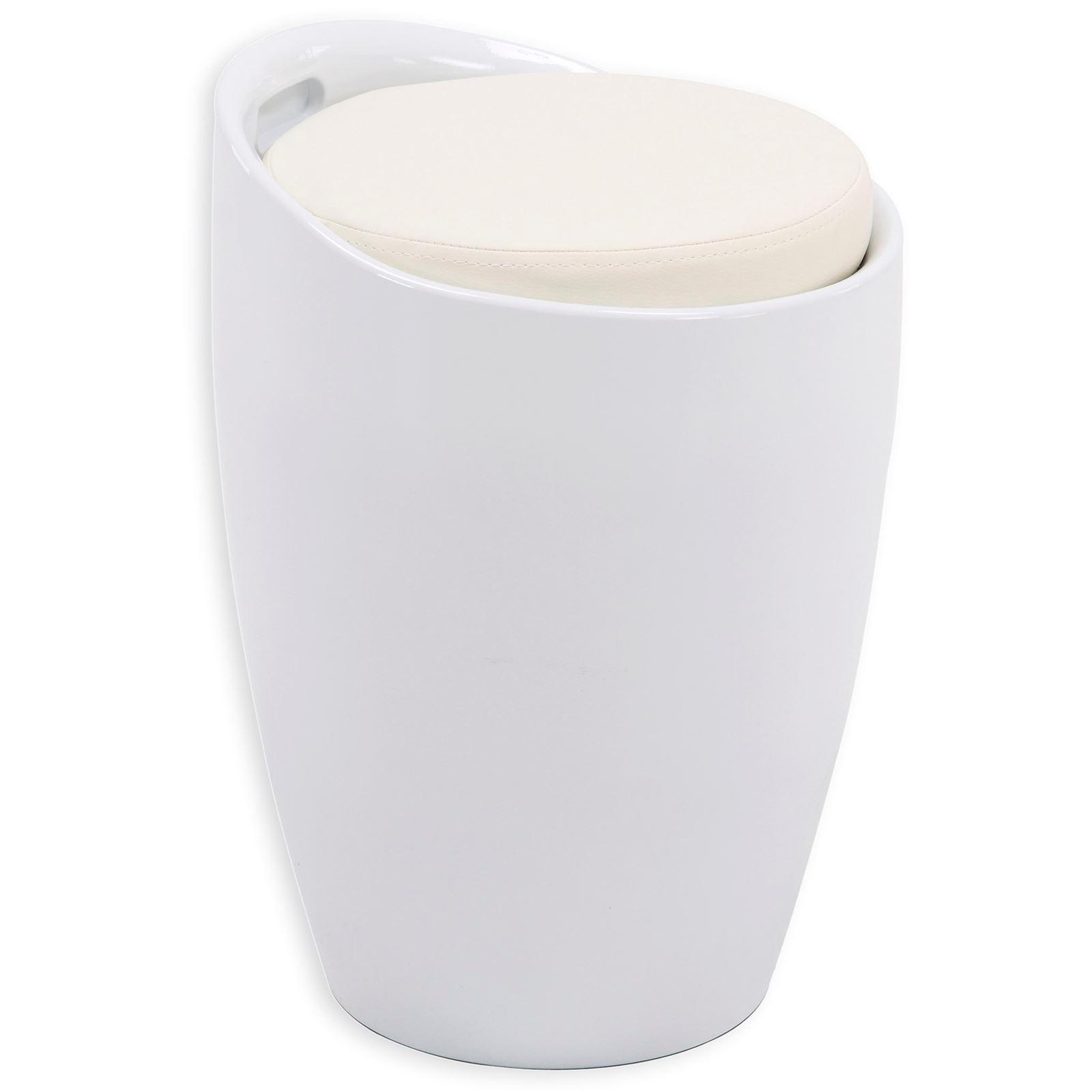 Voir la diapositive 1 : IDIMEX Tabouret coffre de rangement daniel