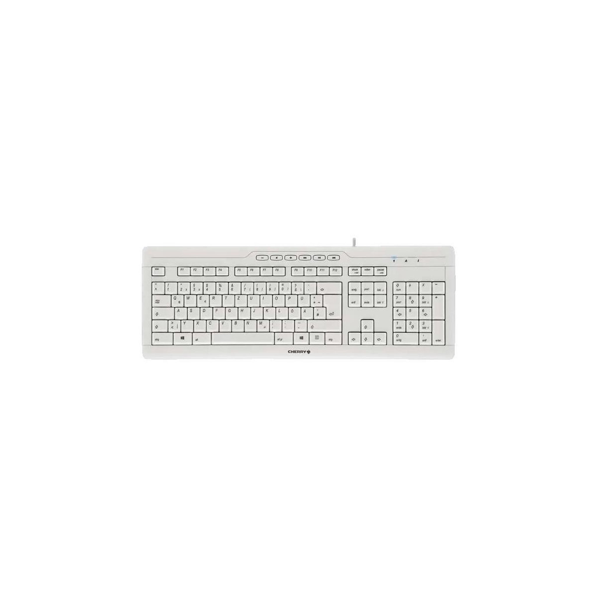 Cherry Clavier CHERRY STREAM 3.0 gris