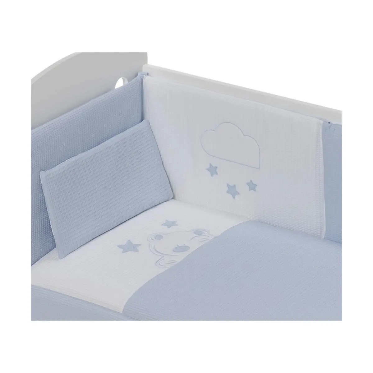 Interbaby - Couverture à bulle bleu marine avec lampe étoile unisexe Interbaby - Couverture à bulle bleu marine avec lampe étoile unisexe