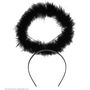 Voir la diapositive 2 : WIDMANN Serre-tête Auréole Marabou Noir - Adulte