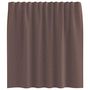 Voir la diapositive 4 : VIDAXL Rideaux en voile avec passants 2 pcs marron