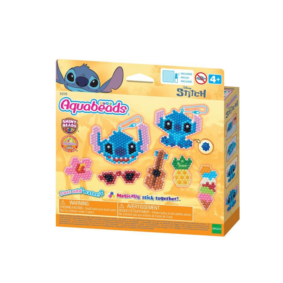 Aquabeads Jeu créatif Aquabeads Le kit porte clés Stitch
