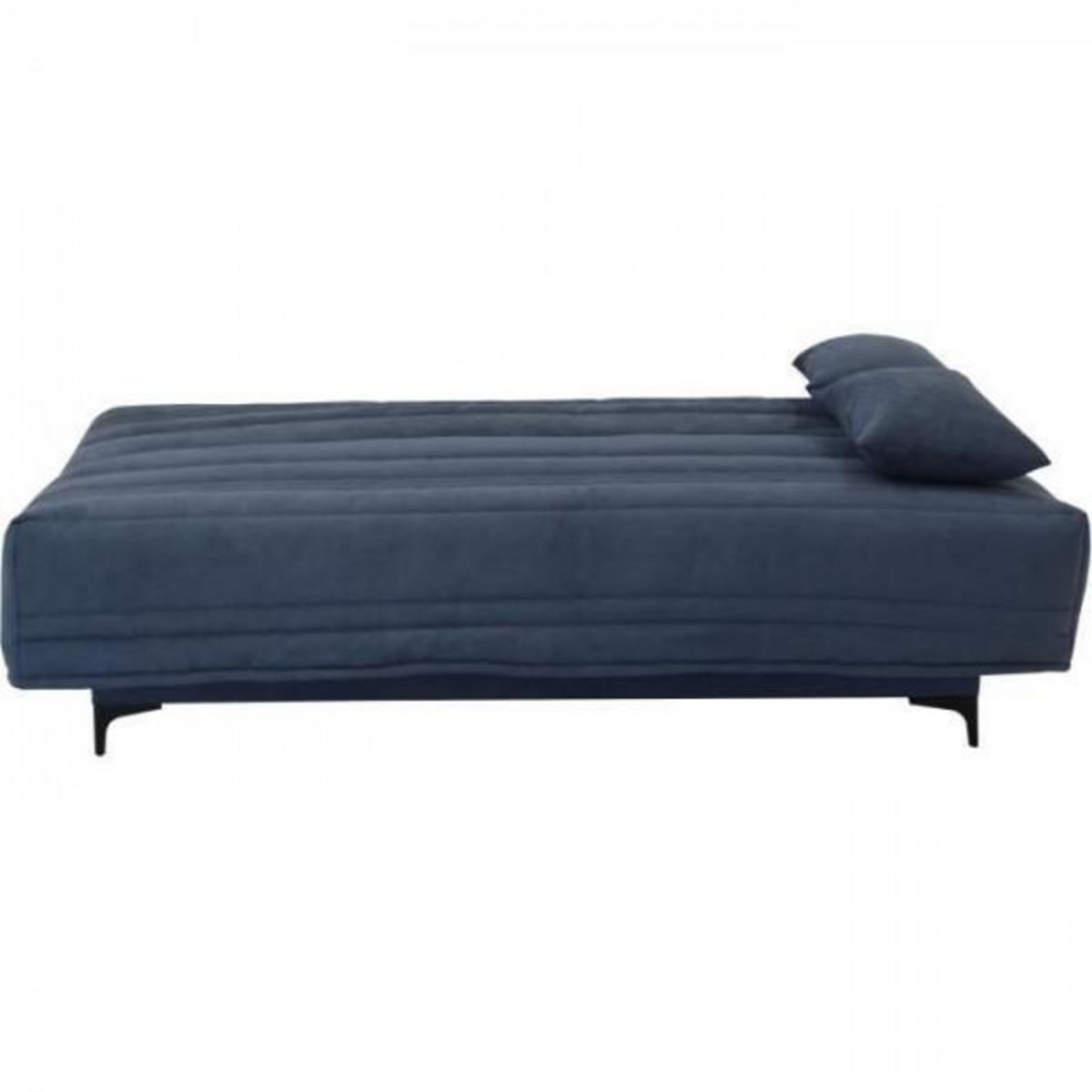 MARKET24 Banquette clic clac 3 places - Tissu bleu - L199 x P96 x 103 cm - KRISTEN - Style contemporain