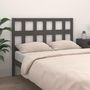 Voir la diapositive 3 : VIDAXL Tete de lit Gris 145,5x4x100 cm Bois massif de pin