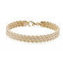 Voir la diapositive 1 : L'ATELIER D'AZUR Bracelet Or Jaune Maille Corde Triple - Femme