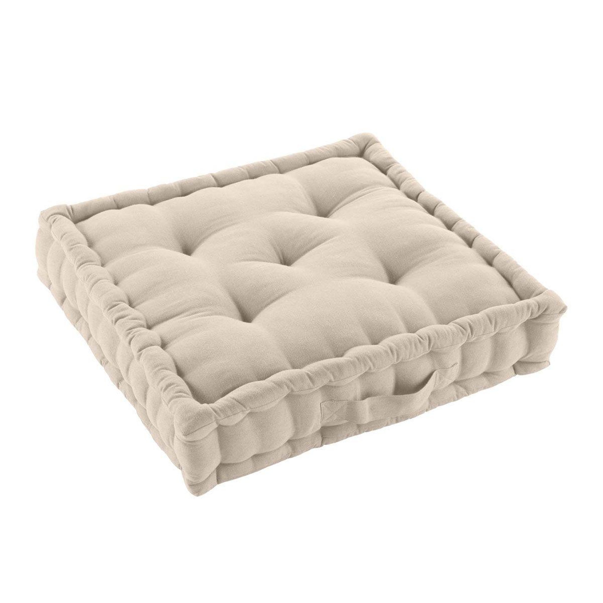 Voir la diapositive 3 : Douceur d'Intérieur Coussin de Sol  Twily  50x50cm Lin