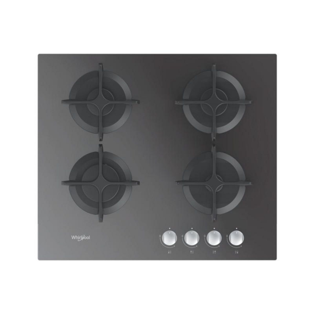 Whirlpool Table de cuisson gaz 60cm 4 feux noir - AGR555MRFR
