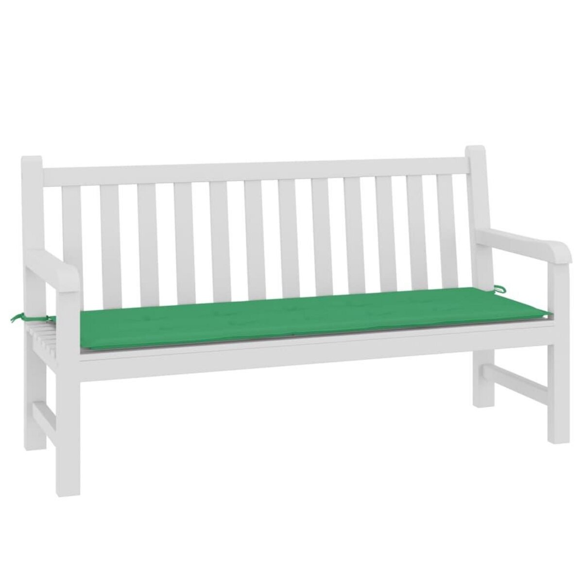 VIDAXL Coussin de banc de jardin vert 150x50x3 cm tissu oxford