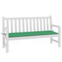 Voir la diapositive 3 : VIDAXL Coussin de banc de jardin vert 150x50x3 cm tissu oxford