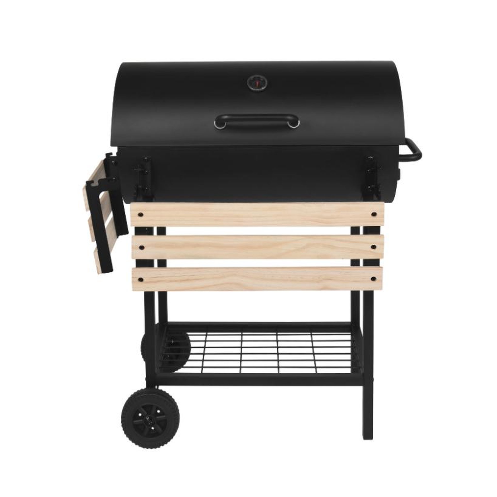 Voir la diapositive 4 : RED DECO Barbecue à charbon 76x33.5cm avec chariot - kentucky