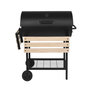 Voir la diapositive 4 : RED DECO Barbecue à charbon 76x33.5cm avec chariot - kentucky