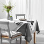 Voir la diapositive 2 : Paris Prix Nappe de Table Uni  Charline  140x240cm Blanc