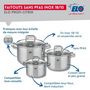 Voir la diapositive 3 : ELO Ensemble de 2 Poêles de cuisson 28 et 32 cm et 3 faitouts 14, 16 et 20 cm Elo Profi Citrin