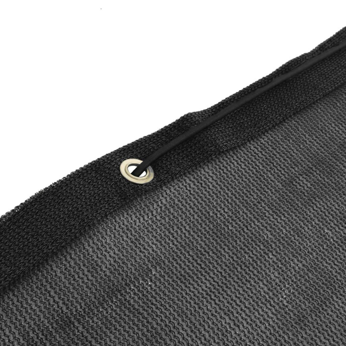 VIDAXL Filet de conteneur PEHD 4 x 9 m Noir