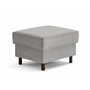 Voir la diapositive 4 : LISA DESIGN Jake - pouf en velours côtelé - pieds bois foncé