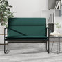 Voir la diapositive 1 : VIDAXL Banc Vert fonce 100x64x80 cm Tissu