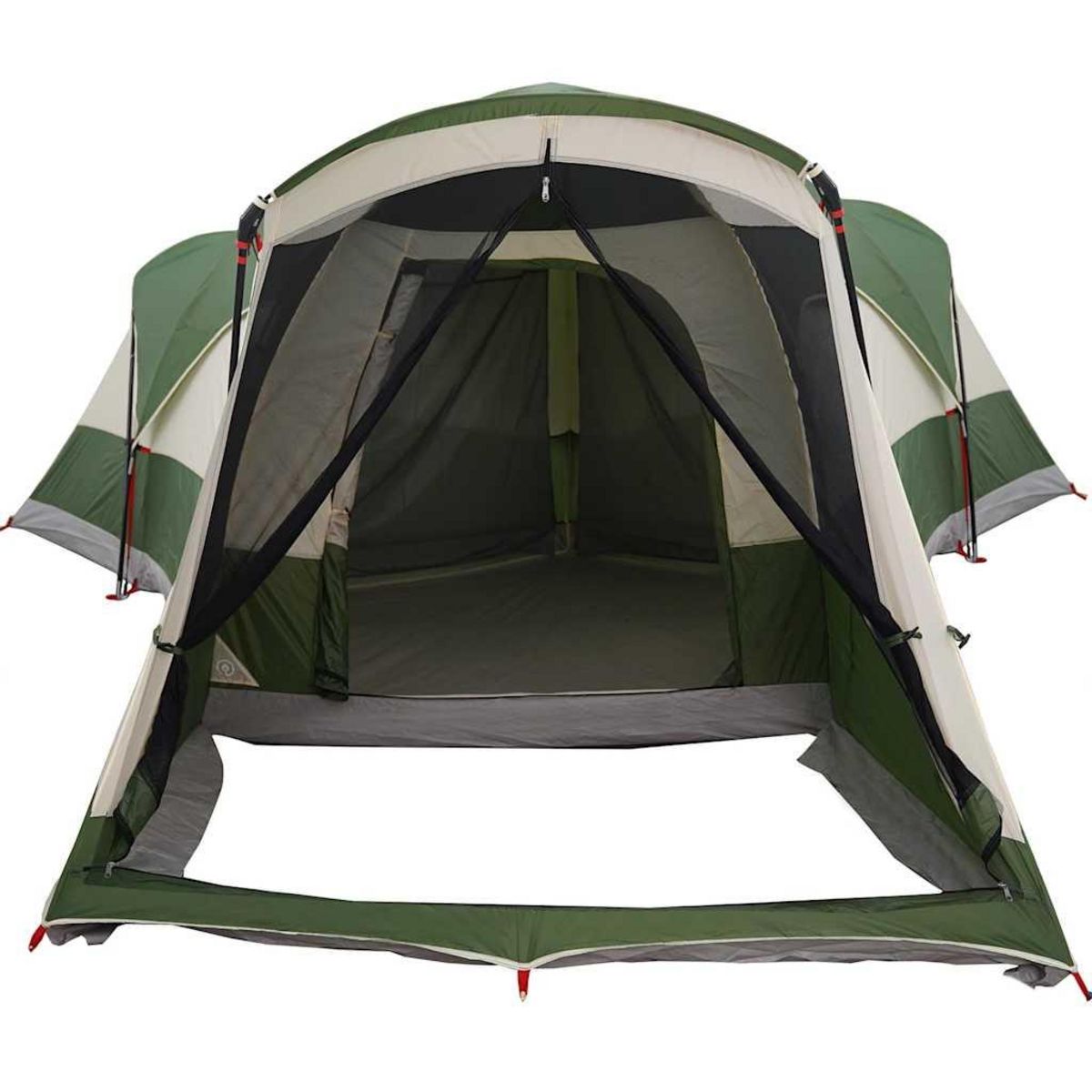 VIDAXL Tente familiale tunnel 8 personnes vert impermeable
