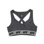 UFC Brassière à bretelles de sport et de crossfit - Femme - UFC - Noir - Taille XL