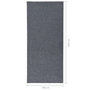 Voir la diapositive 6 : VIDAXL Tapis 100x250 cm Gris